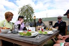 Outdoor Lunch Weddernburn Tavern - Otago Central Rail Trail